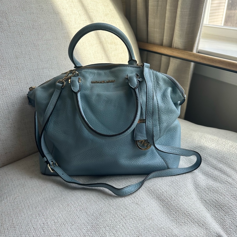 Michael Kors Sky Blue Satchel